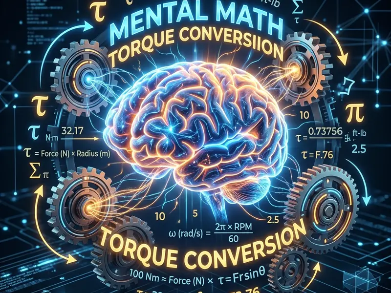 Mental math for torque conversion